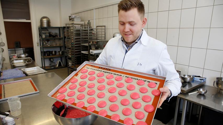 Süße, bunte Plätzchen: Wie Macarons von "El Paradiso" hergestellt werden
