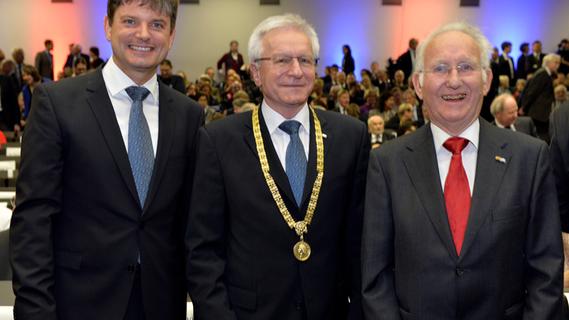 Neuer Präsident für die FAU: Hornegger in Amt eingeführt