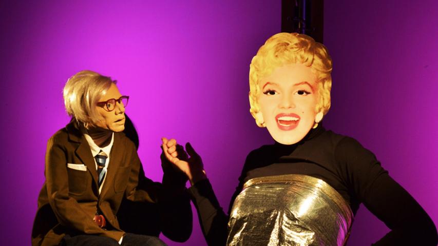 United Puppets spielen "A No Man Show. An Evening with Andy Warhol" am Freitag den 15. Mai um 22 Uhr im Theater Salz+Pfeffer in Nürnberg.