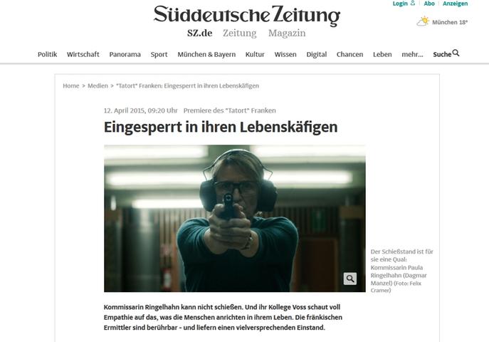 "Färberböck wagt Revolution": Presseschau zum Franken-Tatort