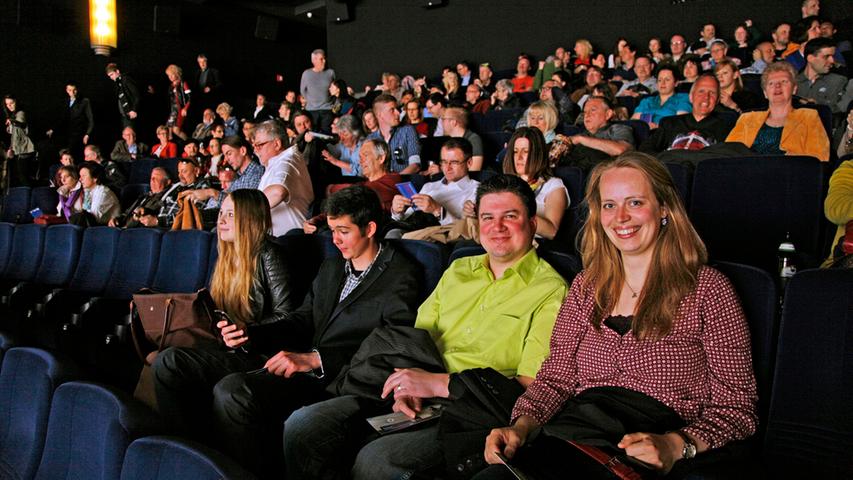 Im Kinosaal vier saßen die Glücklichen, die ein Ticket für die Preview ergattert hatten.