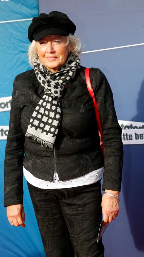Ließ sich die Tatort-Preview nicht entgehen: die ehemalige Bundesministerin Renate Schmidt.