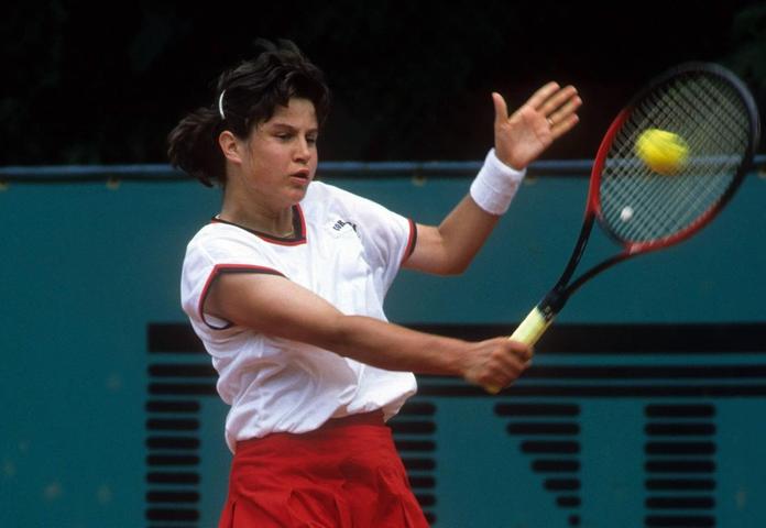 Wiltrud Probst, im Bild bei den French Open 1992, erlebte ein Jahr zuvor auf dem Pariser Sand ihren Karrierehöhepunkt. Sie war als 20-Jährige ins Achtelfinale gestürmt.