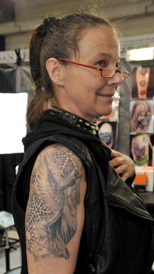 Welches Tatto soll es sein? Bei der Expo trifft sich die Fachwelt in Sachen Haut-Kultur...