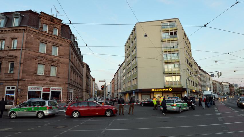 Das betroffene Lokal befindet sich an der Strauchstraße - Ecke Allersberger Straße.