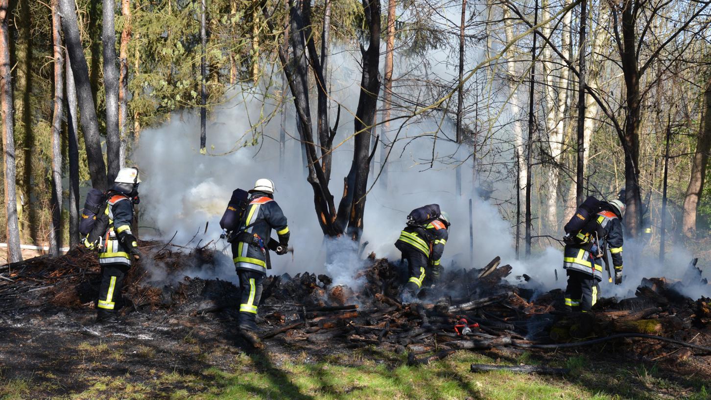 Die Feuerwehr konnte den Brand im Landkreis Bamberg schnell löschen.