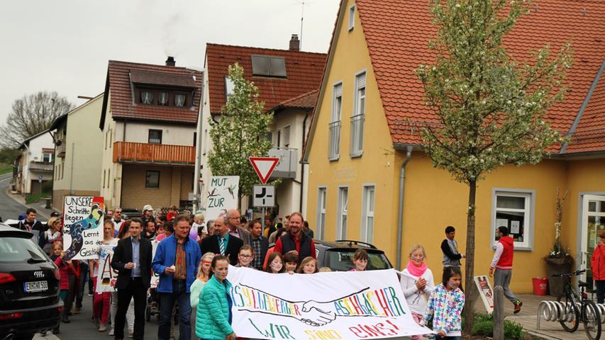 Nazi-Demo in Aschbach: 