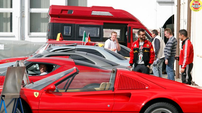 Im Fokus stand besonders der Ferrari 288 Gran Turismo Omologato (GTO), dessen 30. "Geburtstag" gefeiert wurde.