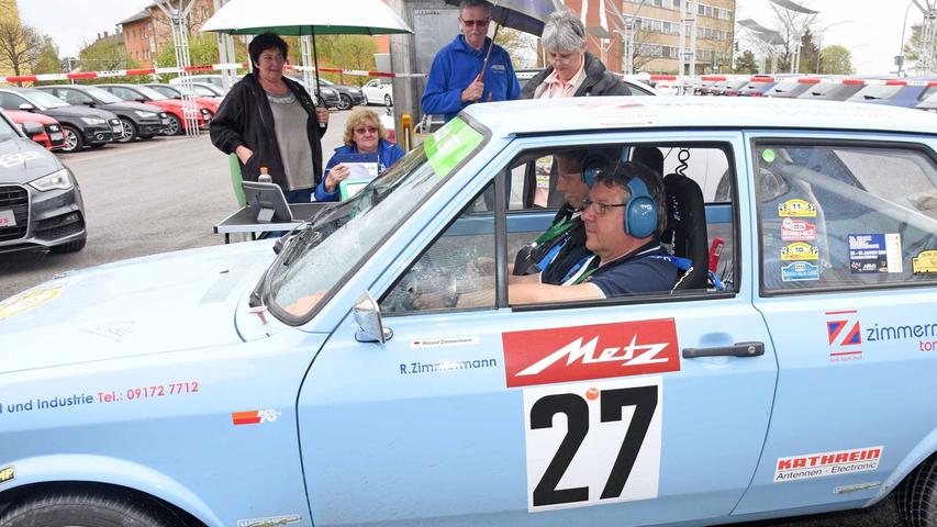 11. Metz-Classic-Rallye machte Station bei Audi-Feser