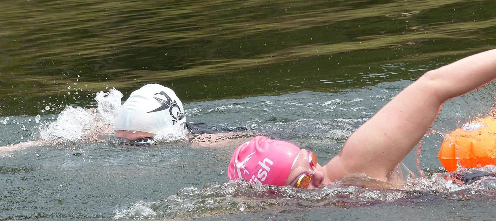 Mirjam Schall trainiert im MDK für Bodenseequerung