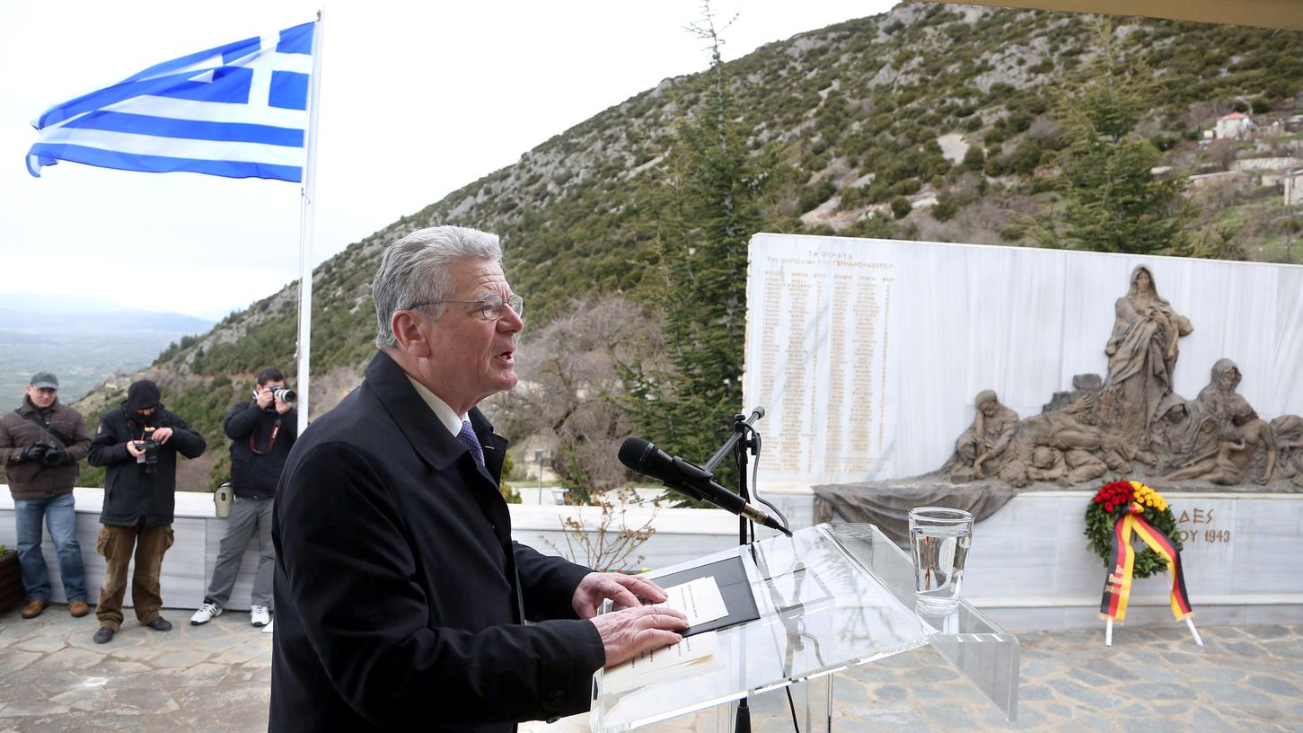 Gauck regt Wiedergutmachung für Griechenland an