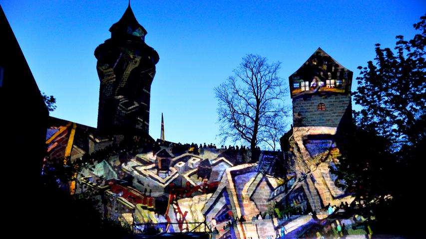 Nürnberg leuchtet: So schön war die Blaue Nacht 2015