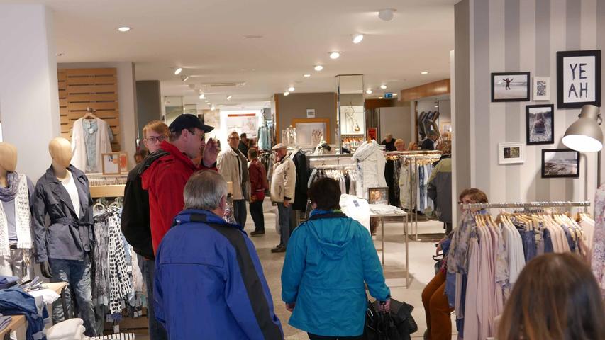 Die Einzelhandelsgeschäfte verzeichneten regen Zuspruch der Besucher aus der Region.