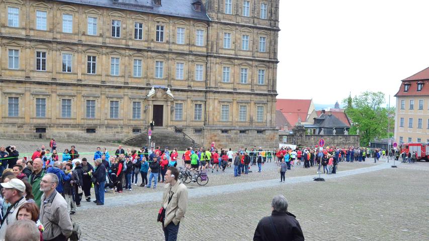 Sportler beim Weltkulturerbelauf Bamberg