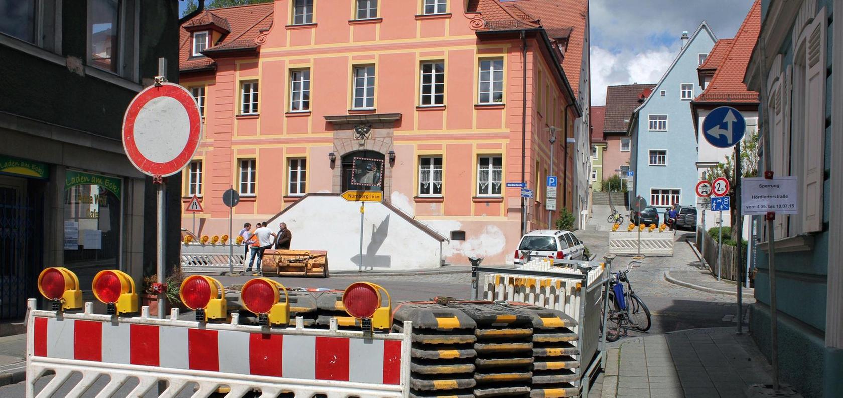 Hördlertorstraße zwei Monate gesperrt