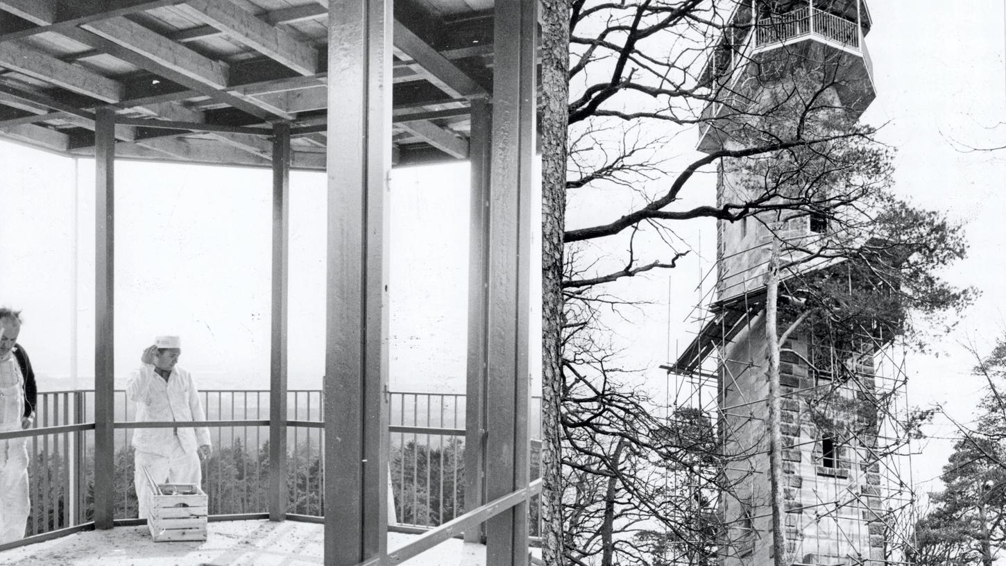 9. Mai 1965: Turm mit gläserner Kanzel