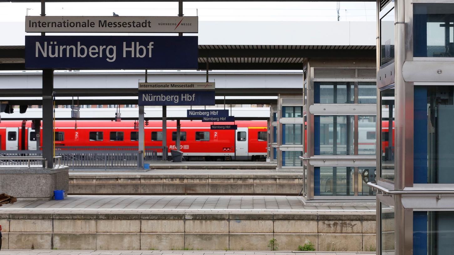 Nicht viel los am Hauptbahnhof in Nürnberg. Der Lokführerstreik hinterlässt auch hier seine Spuren.