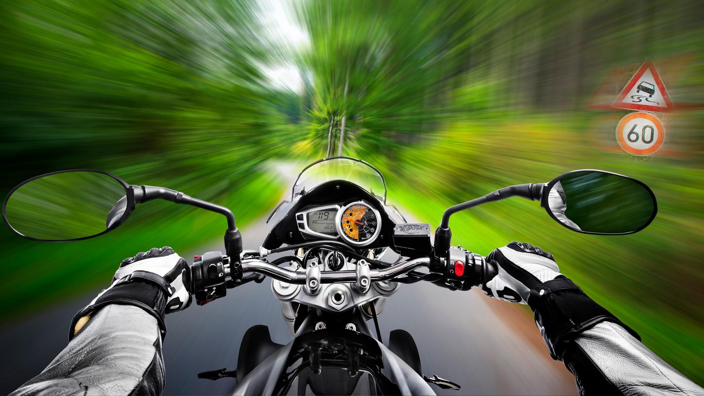 Heroldsberg: Motorradfahrer flog durch die Luft
