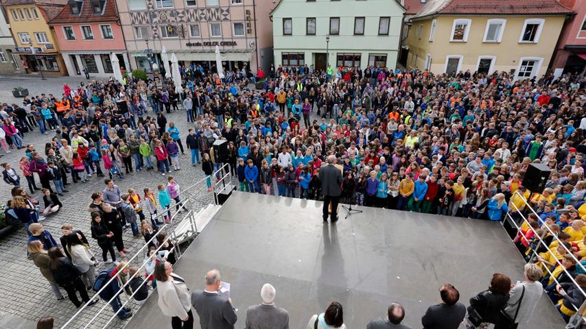 Schüler setzen ein Zeichen in Höchstadt