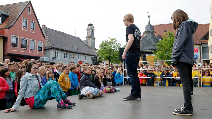 Schüler setzen ein Zeichen in Höchstadt