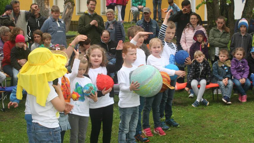 "Regenbogen"-Kinder reisten von Thalmässing ins Weltall und zurück