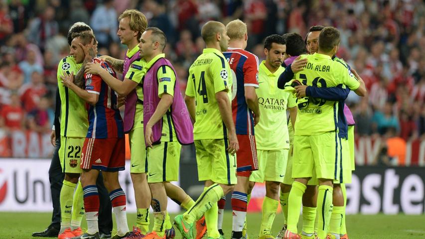 Champions-League-Aus mit Anstand: FC Bayern schlägt Barça
