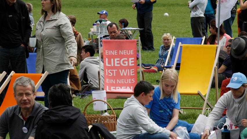 Picknick im Grünen: Nürnberger feiern 