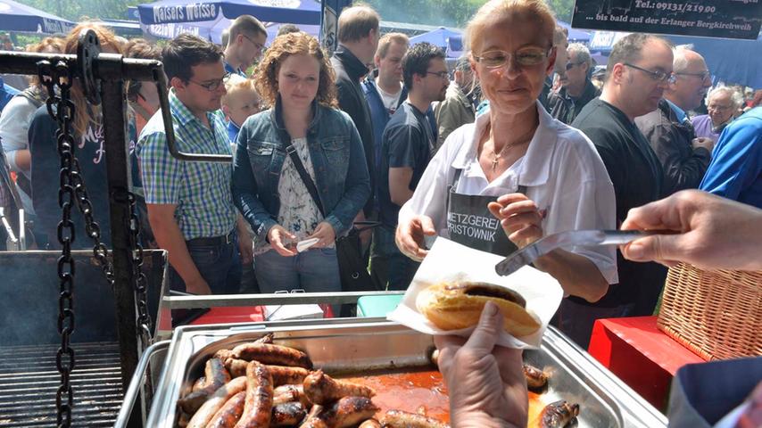 Bratwurstgipfel 2015 in Pegnitz: 15 Metzger kämpften um die Krone