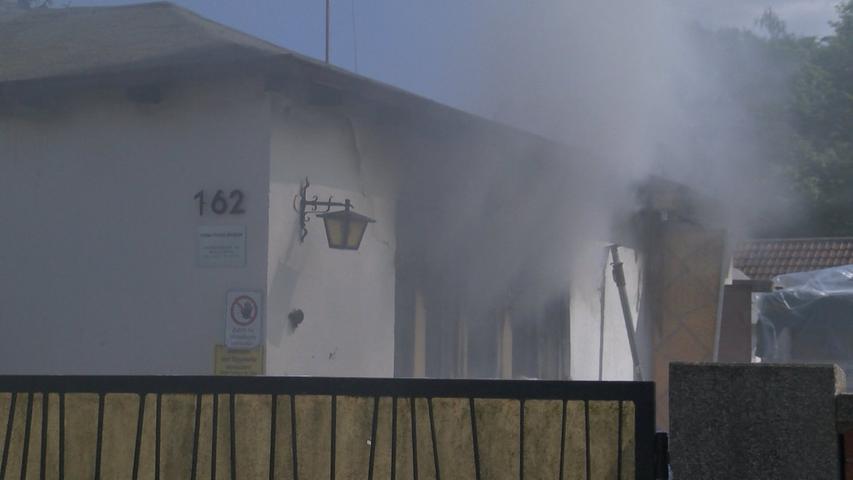 Wohnhausbrand in der Kronacher Straße in Fürth