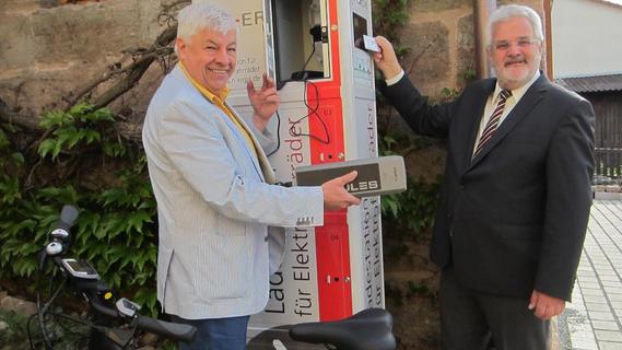 Kammerstein hat eine „Tankstelle“ für Pedelec und E-Bike