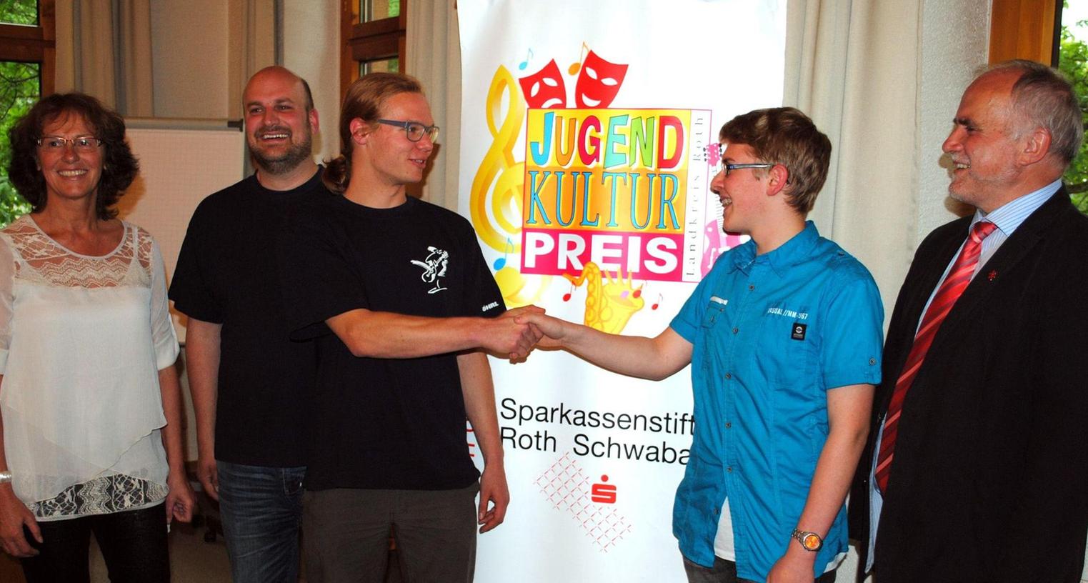 Zwei Gewinner beim Jugendkulturpreis in Roth 