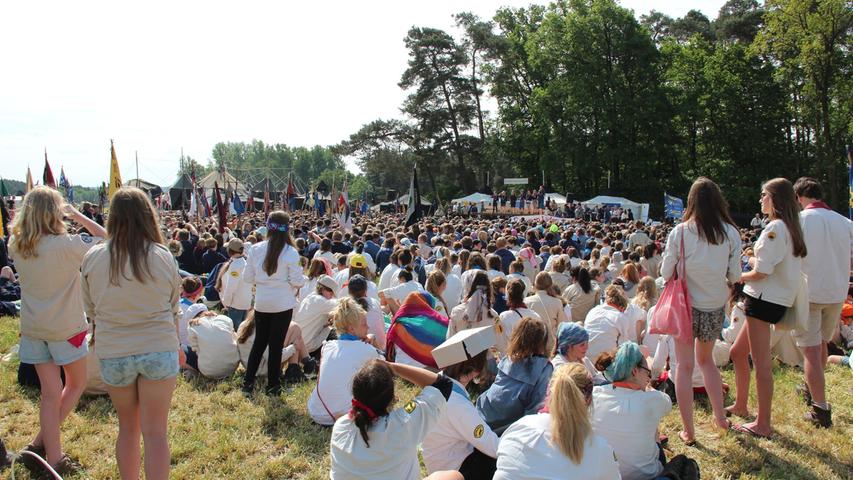 4000 Teilnehmer: Pfadfinder-Treff in Adelsdorf und Haid