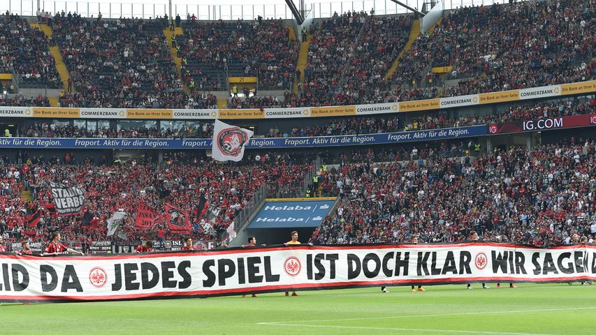 Auch in Frankfurt gab es ebenfalls versöhnliche Worte für die Fans.