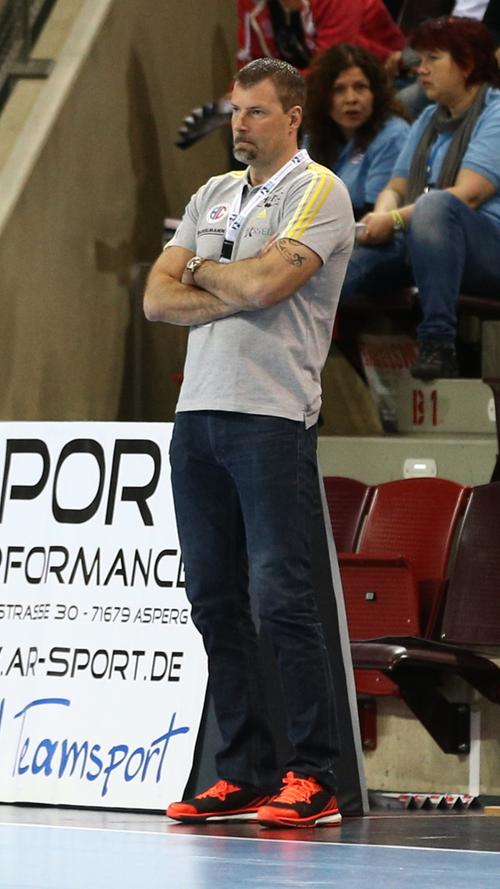 HCE-Coach Robert Andersson wirkt noch nicht wirklich zufrieden...