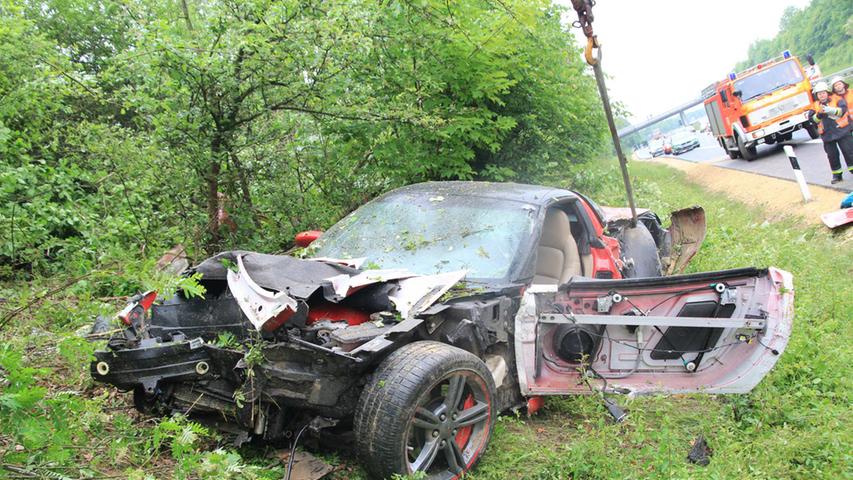 Der Wagen war nach dem Unfall ein Totalschaden.