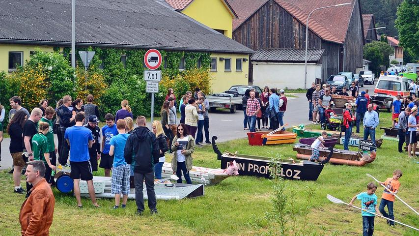 Sautrog-Rennen in Degerndorf