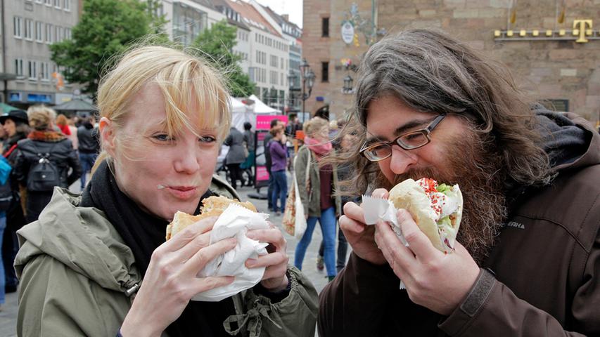 Feines ohne Fleisch: Veggie-Straßenfest vor der Lorenzkirche