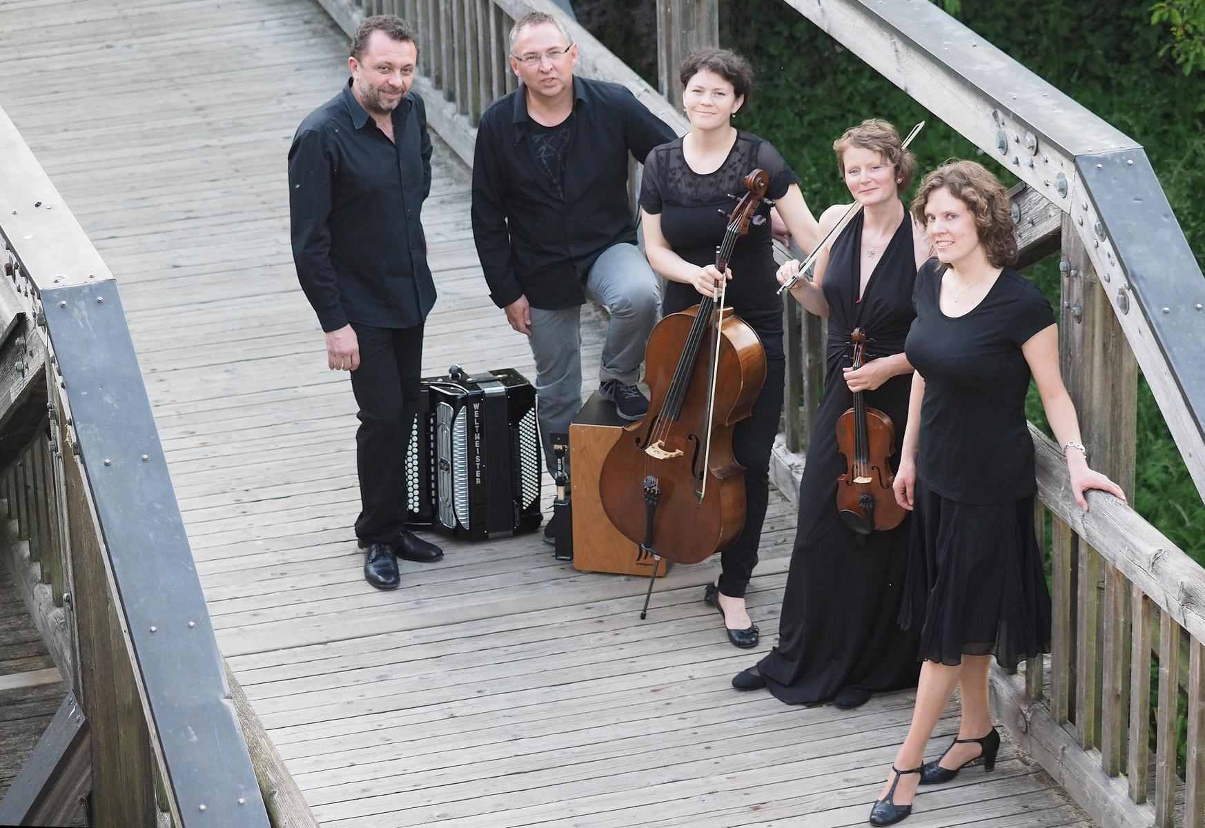 Ein Quartett, das eigentlich ein Quintett ist