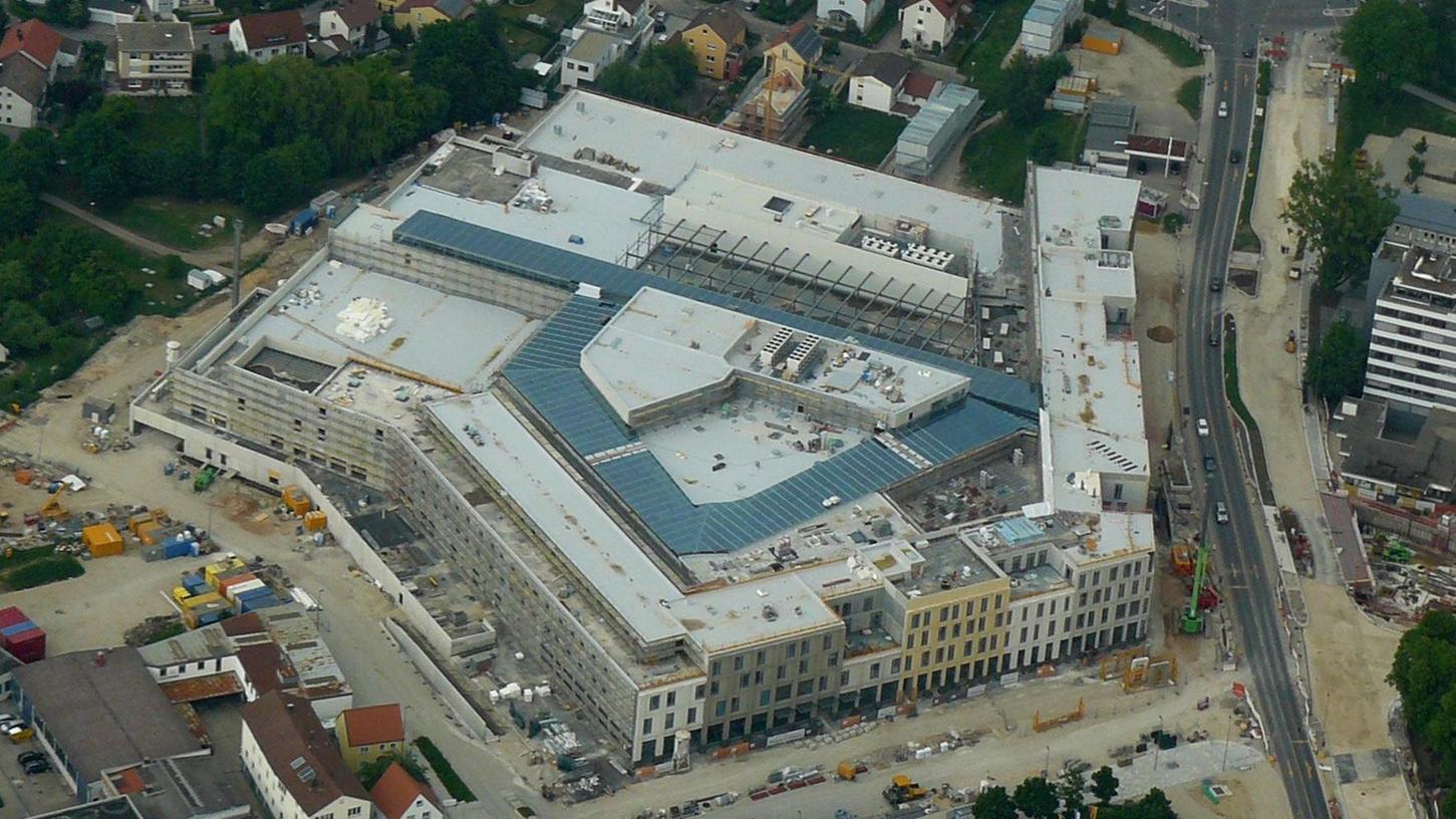Eine Luftaufnahme des Neuen Marktes.