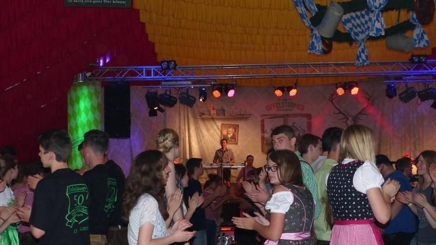 Die Gipfelstürmer beim Volksfest in Freystadt