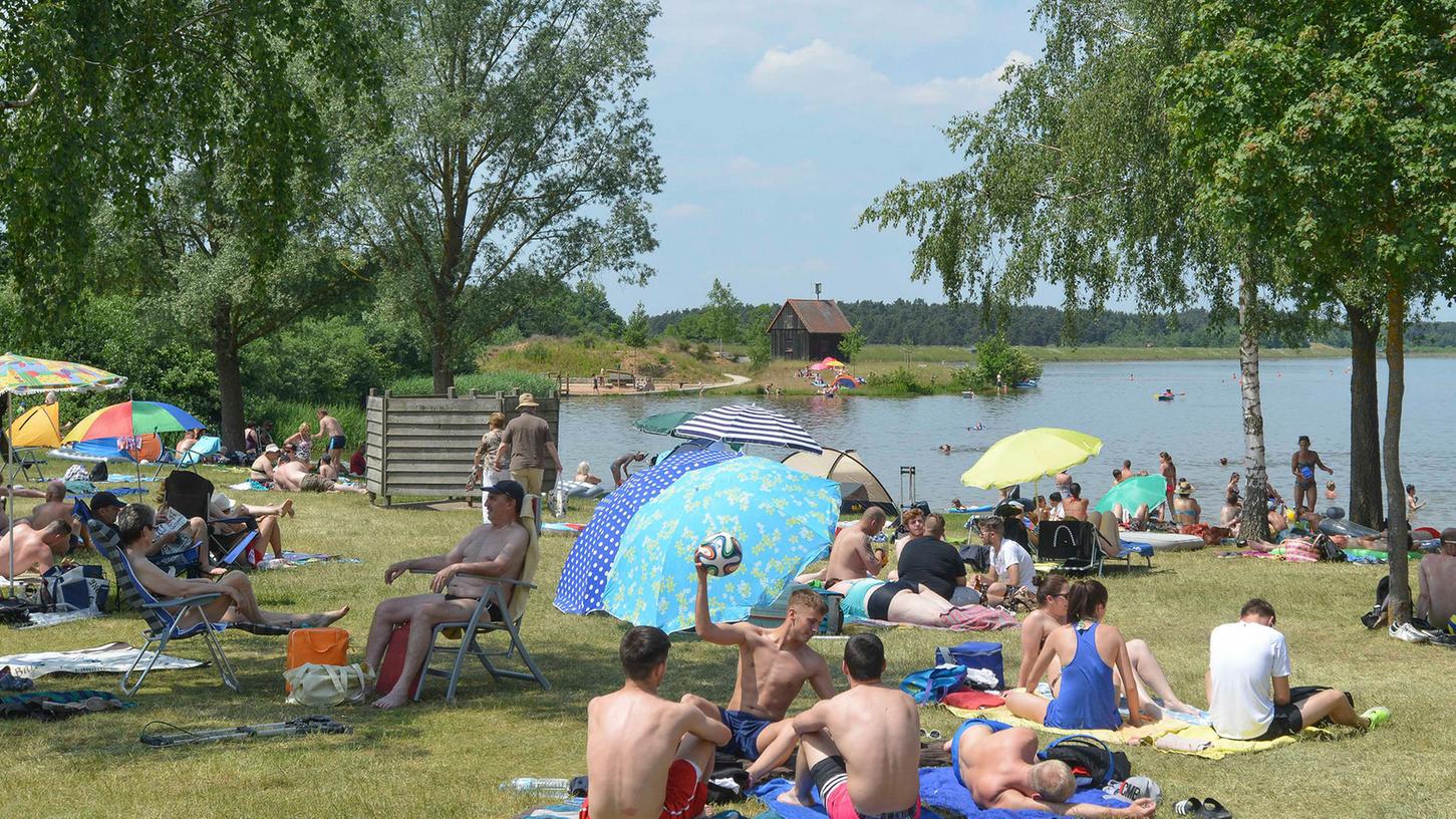 Der Rothsee ist ein beliebtes Ziel für Tagesausflügler im Landkreis Roth. Foto: RHV-Archiv/Tschapka