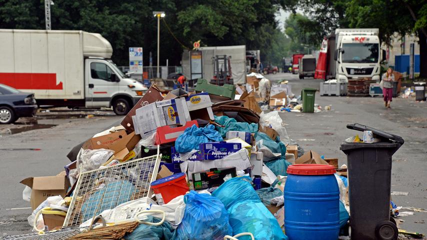 Was bleibt, sind Müllberge: Das große Aufräumen nach RiP