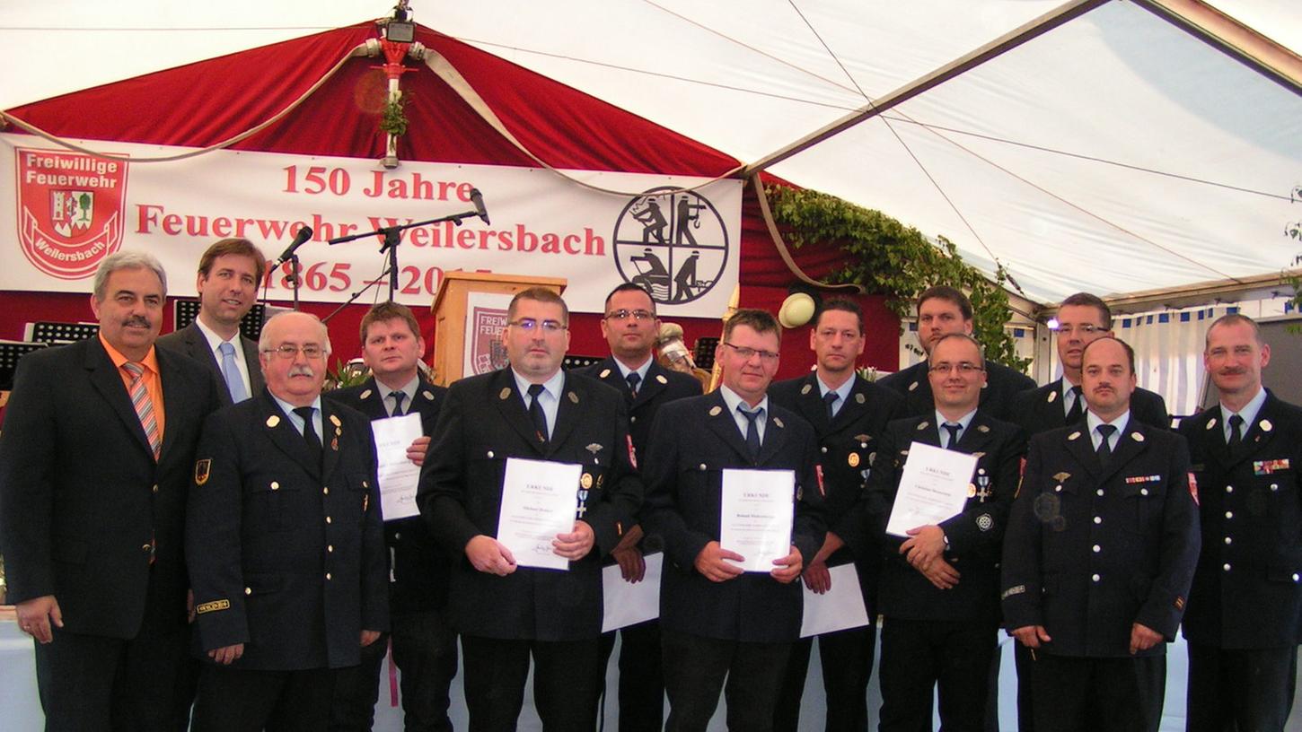 150-jähriges Feuerwehrjubiläum in Weilersbach 