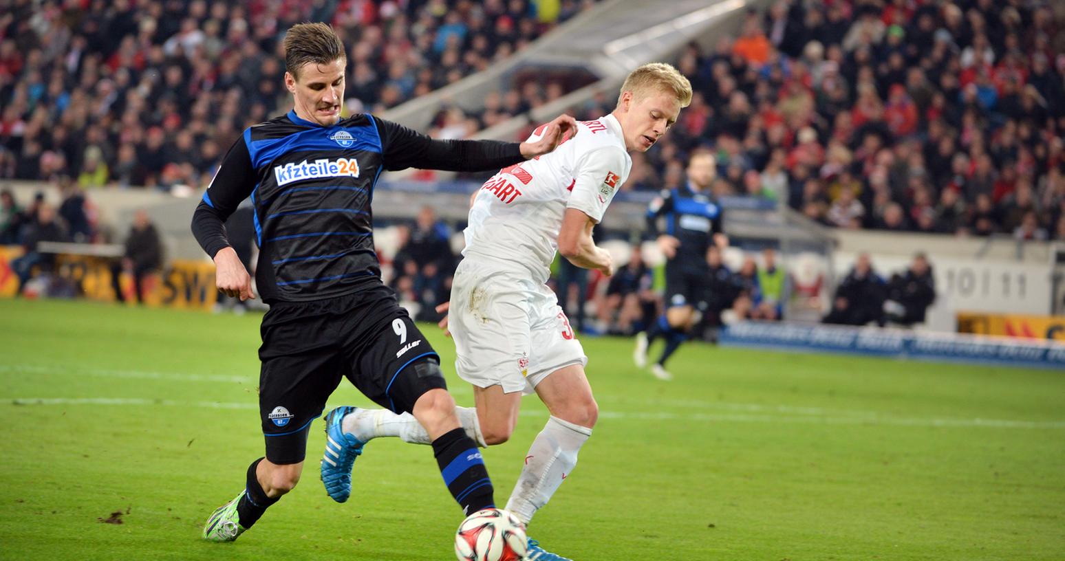 Geht vermutlich in der kommenden Saison für den 1. FC Nürnberg auf Torejagd: Stefan Kutschke (links).