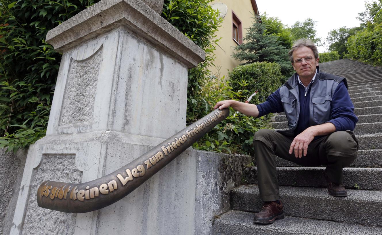 Friedensbotschaften am Gräfenberger Kriegerdenkmal