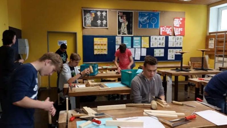Projektprüfung: Mittelschüler in Hersbruck eifrig am Werk