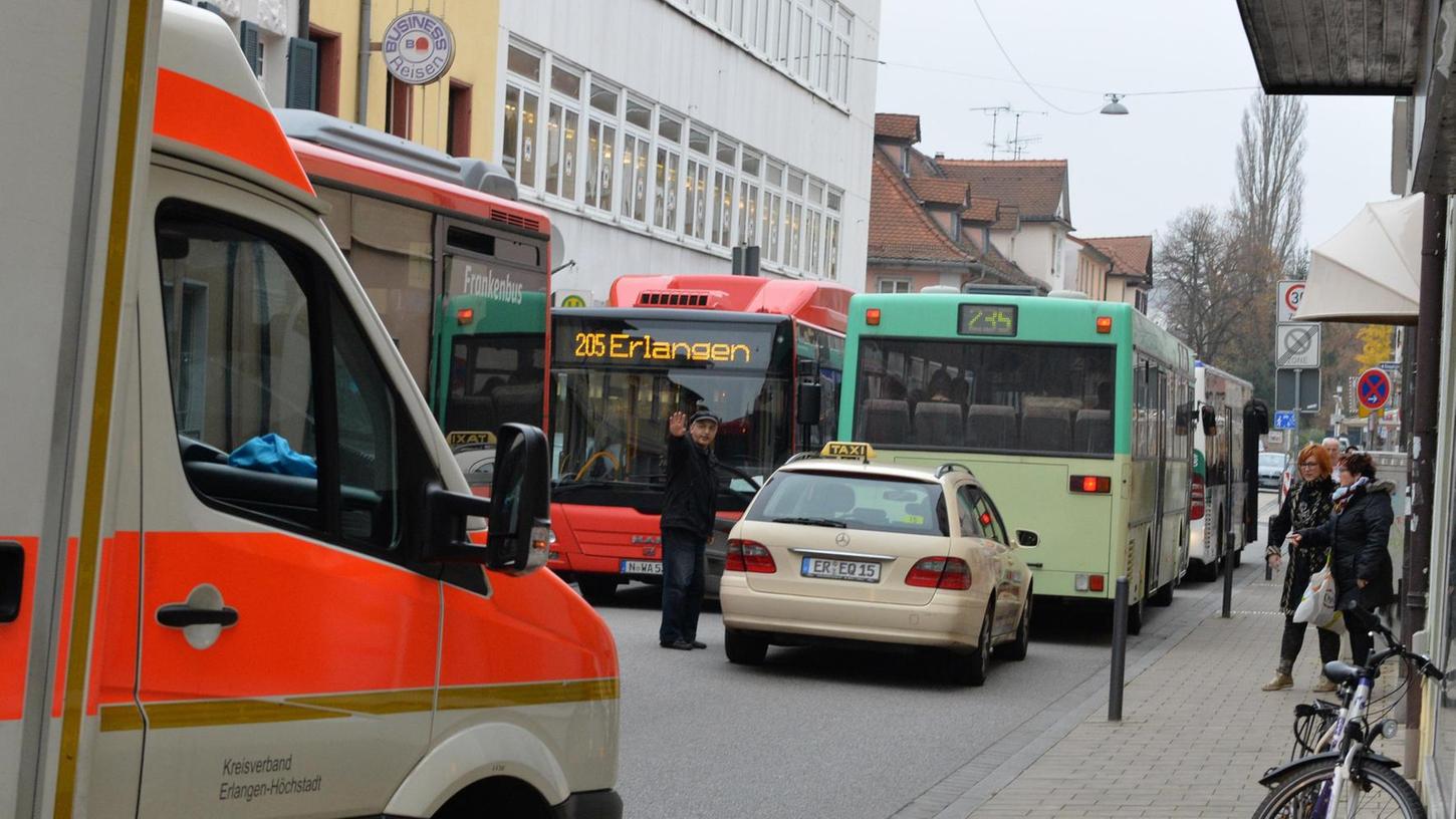 Bus-Verkehr in Erlangen: Ja, wo fahren sie denn?