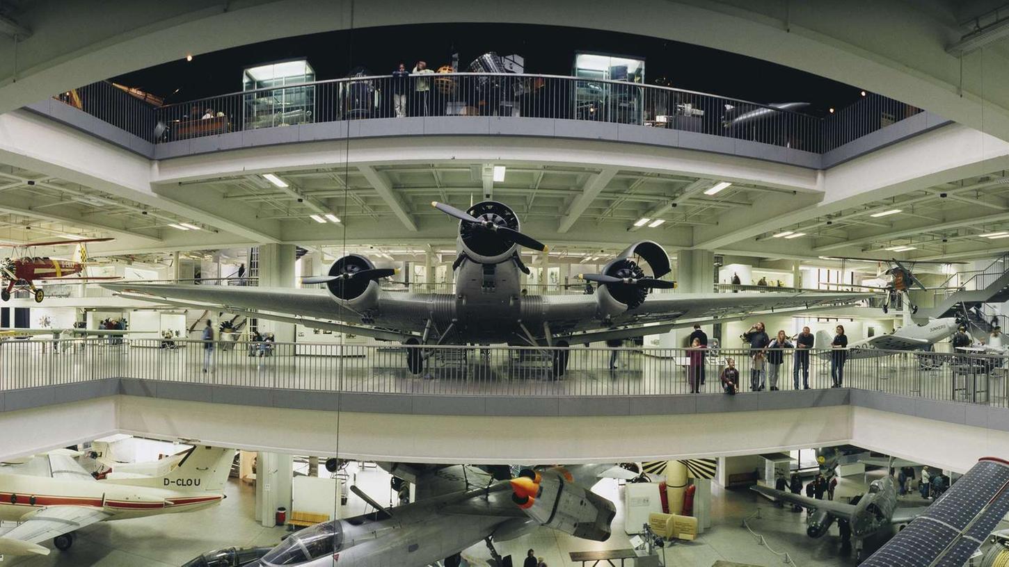 Die großzügige Luftfahrthalle gehört zu den beliebtesten und attraktivsten Ausstellungen des Deutschen Museums in München. Für die Nürnberger Außenstelle nehmen die Pläne immer mehr Gestalt an.