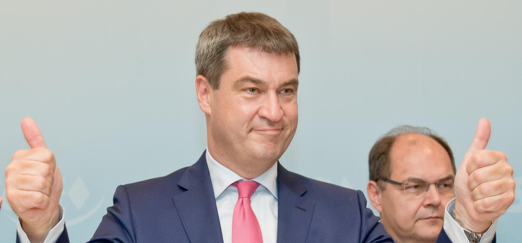 Söder mit 98 Prozent erneut zum Bezirksvorsitzenden gewählt