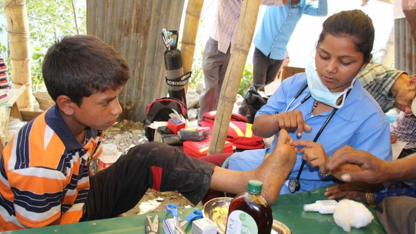 Bamberger Ärzteteam leistet Erdbebenhilfe in Nepal